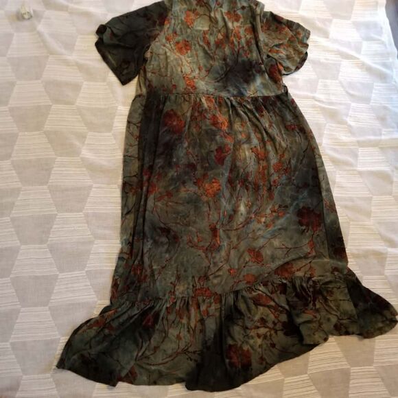 NWT Disturbia Witchfire Ruffle Midaxi Wrap Dress Size 6 - Picture 5 of 8